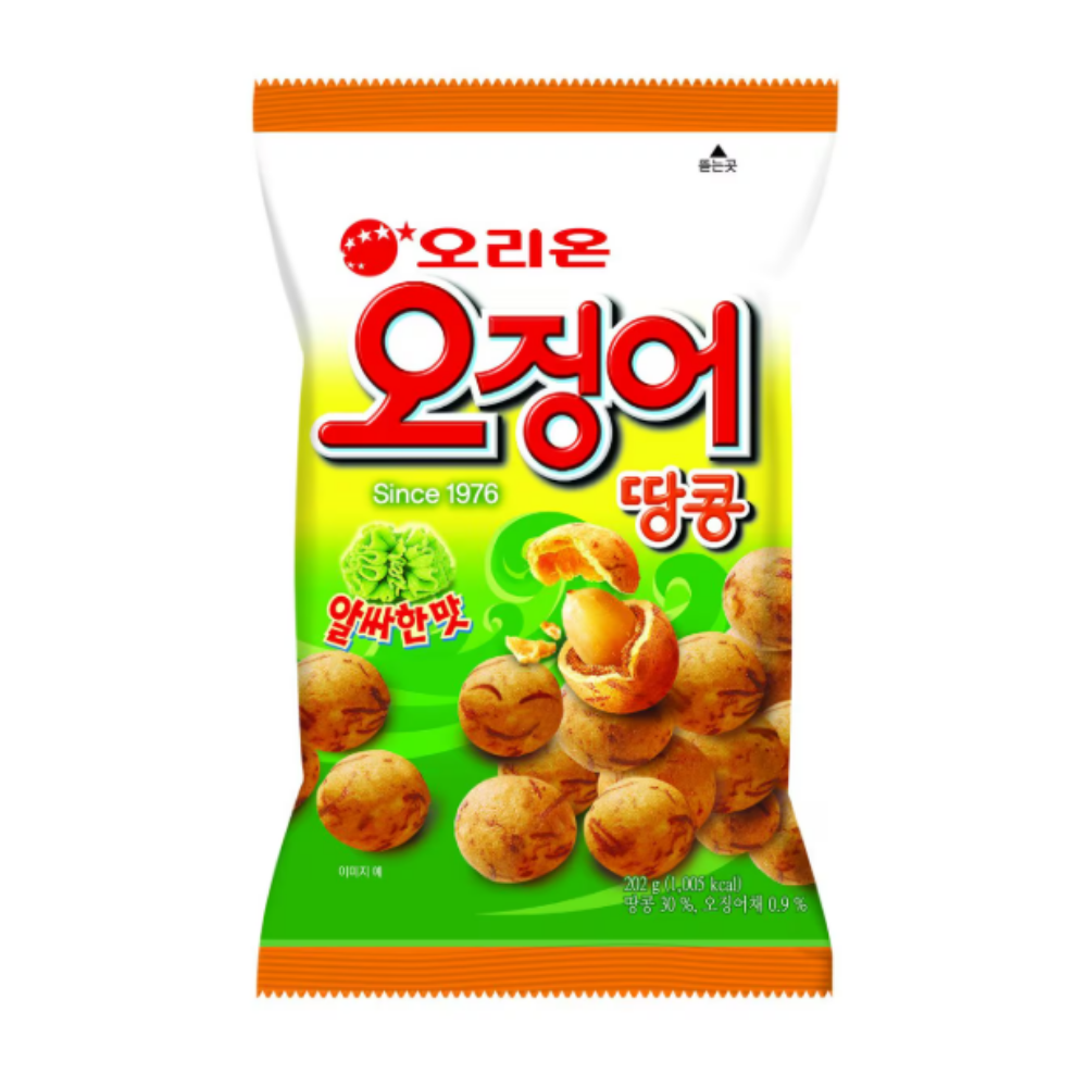 오리온 오징어땅콩 알싸한맛 202g