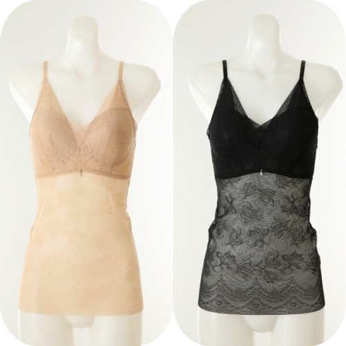 비너스 VLGC355S-OB BK 통기성 보정력이있는 스칼라레이스 직조몰드 스트랍컵랸쥬 2P