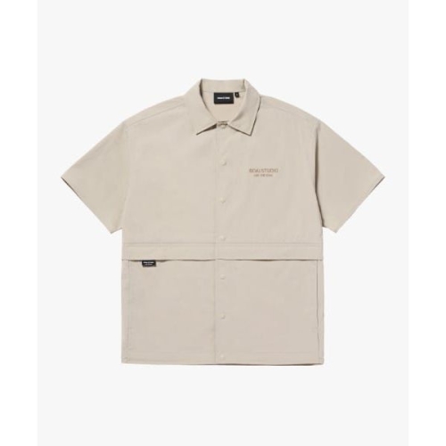 ��Ʃ��� STRETCH N����LON SHIRƼ����-LIGHT BEIGE 6299885