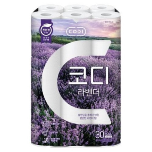 코디 라벤더 30m (30롤) (3팩)