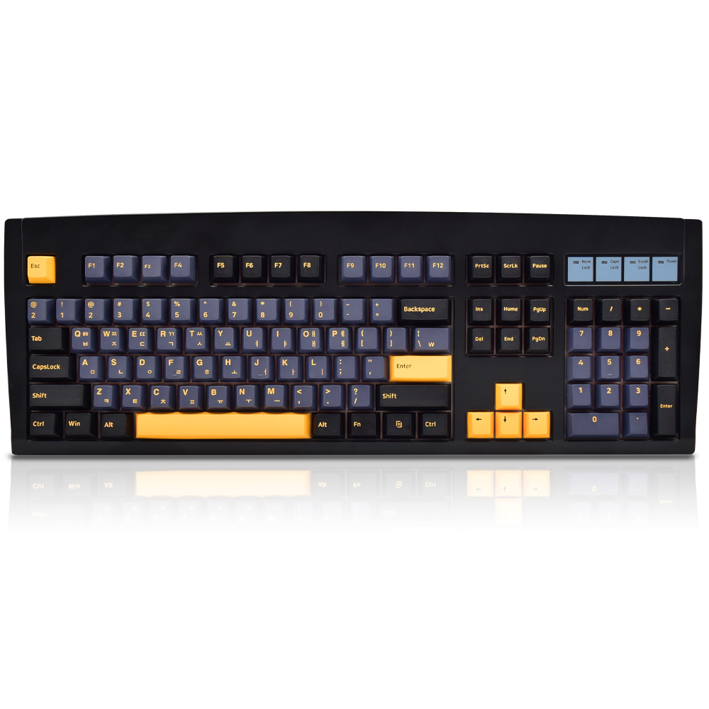 QSENN DT35 104 가스켓 유무선 기계식 블랙 (저소음 라임축)_이미지