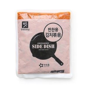 아워홈 행복한맛남 반찬용 김치볶음 1kg (1개)_이미지