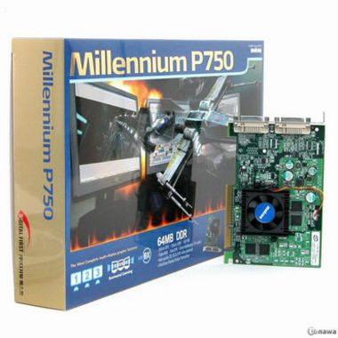 매트록스 밀레니엄 P750 DDR 64MB 8X