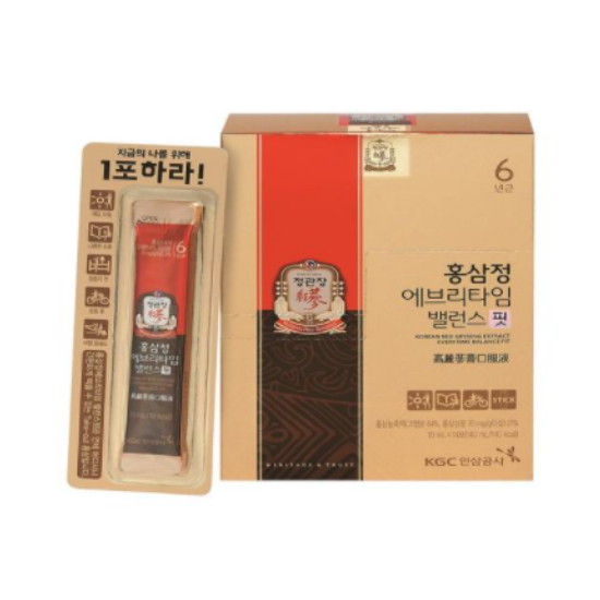 정관장 홍삼정 에브리타임 밸런스 핏 10ml (14개)