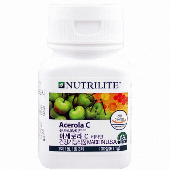 암웨이 뉴트리라이트 아세로라 C 비타민 100정 (1개)