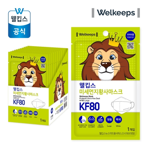 미세먼지 황사 마스크 KF80 대형