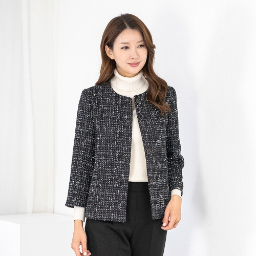 모슬린 엄마옷 트위드 라운드 정장 자켓 5RTY11152 중년여성/50대/60대/70대/마담/빅사이즈/할머니옷/여자