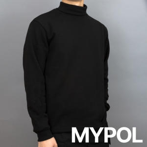 마이폴 기모 목폴라 목티 남자목폴라 폴라티 남녀공용 MYP-9021_이미지