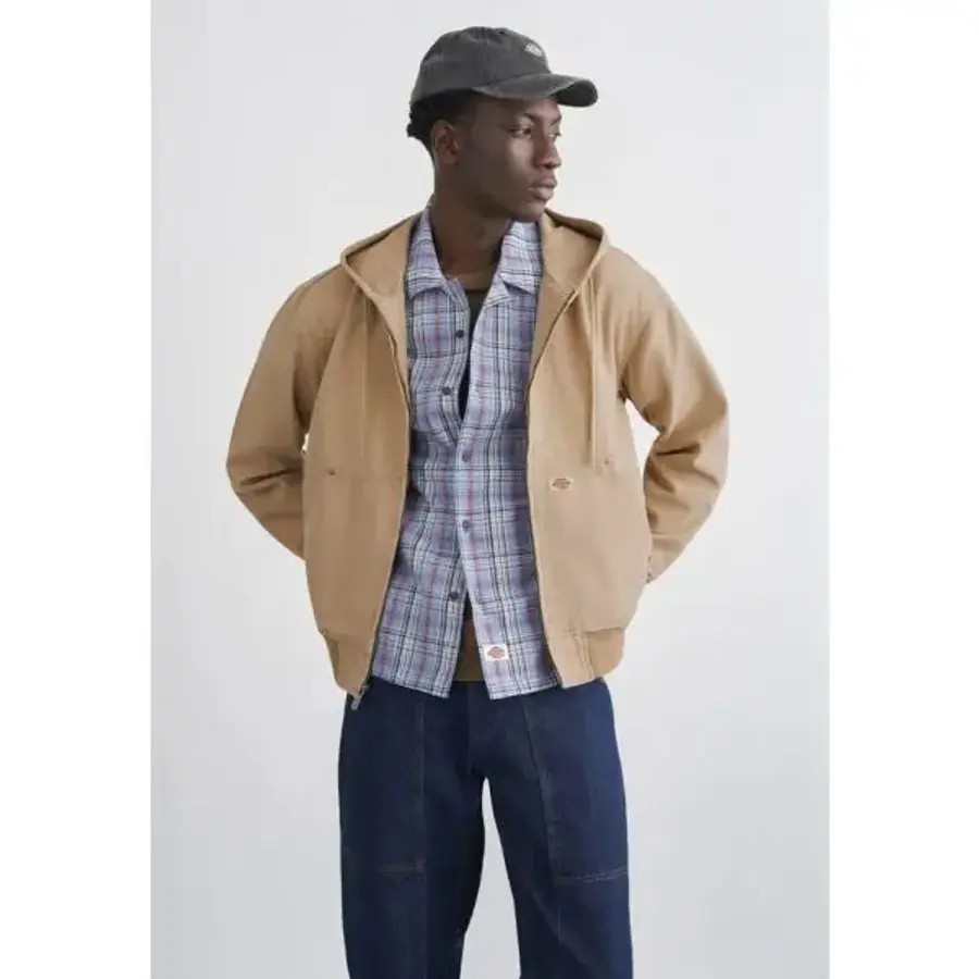 디키즈 딕키스 후드드 데님 재킷 사막 모래 7600654