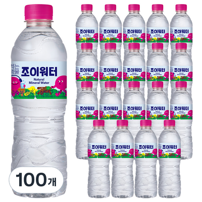 하이트진로 조이워터 생수 500ml (100개)_이미지