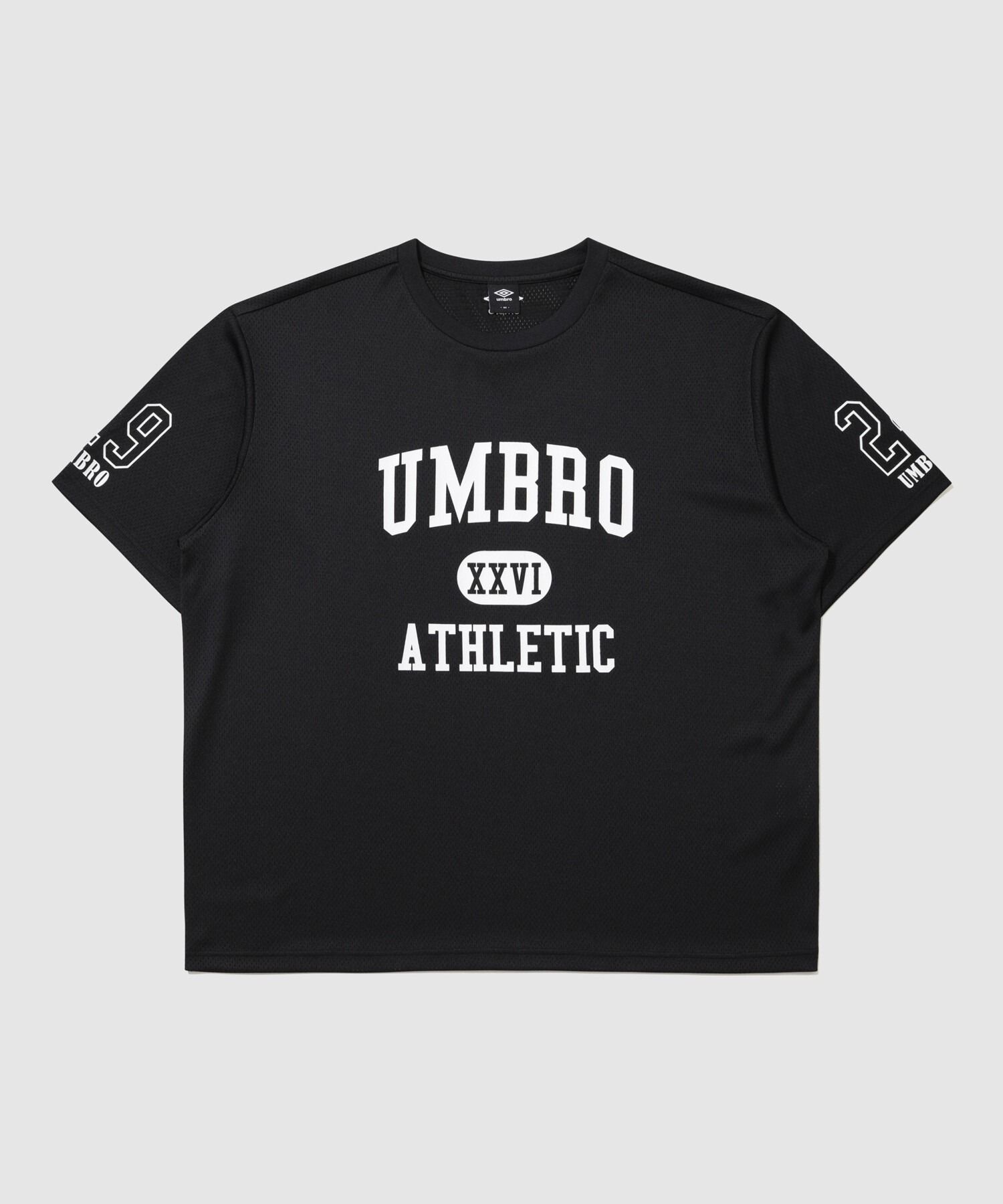 엄브로 UR321CRS74/메쉬 그래픽 반팔티셔츠/BLK 블랙 ,LPU 퍼플 ,NBL 블루 ,WHT 화이트