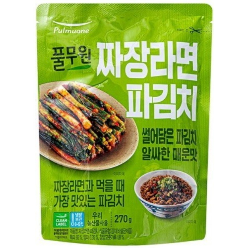 풀무원 짜장라면 파김치 270g