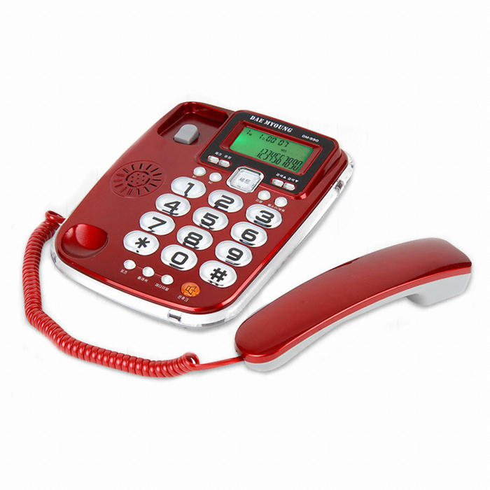 대명전자통신 네온무드등 CID전화기 DM-990 (일반구매)