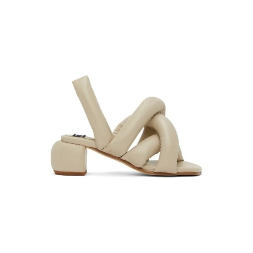 유메유메 Yume Yume 베이지 Henrik Vibskov 소시지 힐 샌들 231844F125002