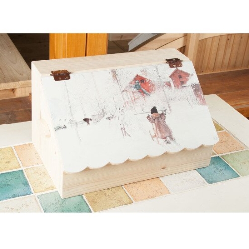 서운아트 예쁜 원목 다용도함 Carl-B (대)