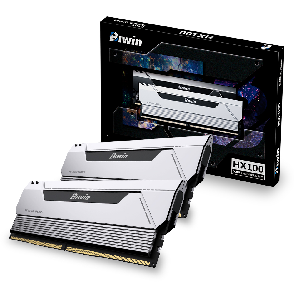 BIWIN DDR5-6000 CL30 HX100 실버 패키지 (64GB(32Gx2))_이미지