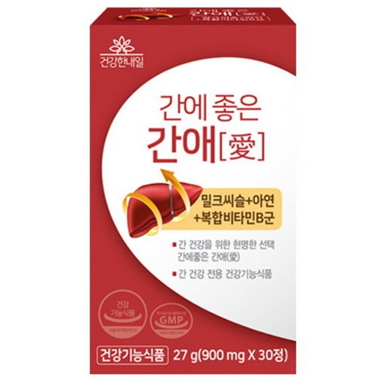 건강한내일 간에 좋은 간애 30정 (1개)_이미지
