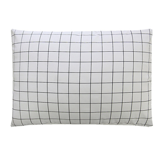 마이홈스타일리스트 미니멀 사각체크 베개커버 (70x50cm)_이미지