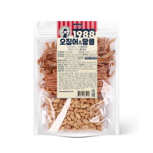 레트로 1988 오징어&땅콩 300g