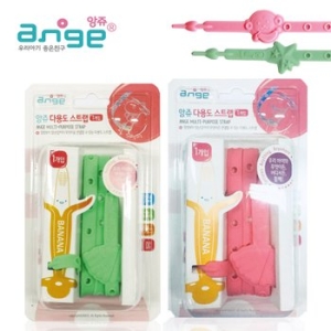  앙쥬 다용도 실리콘 집게 스트랩 1P 치발기홀더