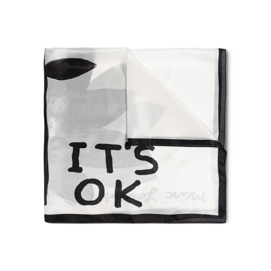 X 데이비드 시글리 이츠 오케이 스카프 2F5RRA010W38101 T