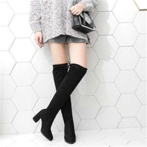 물산대박_W7BB6A3_여성겨울부츠여성가을신발신발쇼핑몰_공연 구두 싸이 하이 오버니 부츠 예쁜핏 니하이 롱_이미지