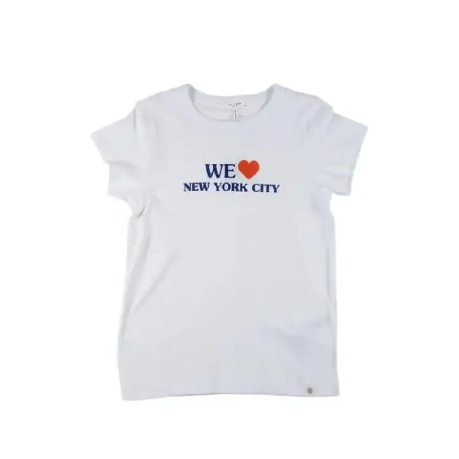 랙앤본 레터링 티셔츠 RE6D25FT3SW T