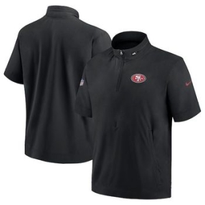 나이키 1126773 NFL팀 후드 맨투맨 집업 San Francisco 49ers Sideline Coach Short