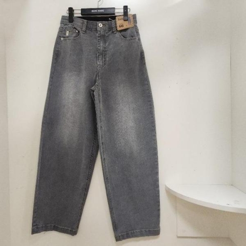 뱅뱅 HC15 봄 여성 허리 인밴드 스판 비티지 워싱 배럴 레그핏 청바지 NQM S45730775