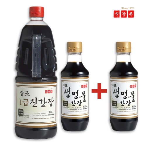 생명물식품 신앙촌 양조간장 기획팩 2호_이미지