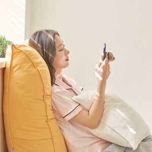 삼각 등받이쿠션 목 허리쿠션 롱쿠션 옥스포드/메쉬 9color