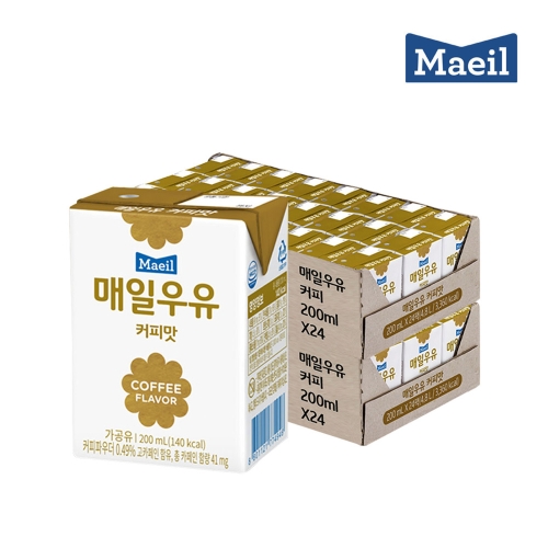 매일유업 매일우유 커피 (멸균) 200ml (48개)_이미지