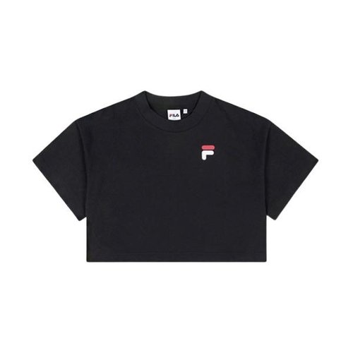 휠라 루즈 크롭 반팔티 FS2RSB2154F_BLK