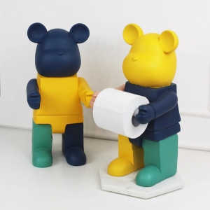 테디베어 두루마리 휴지걸이 거치대_이미지