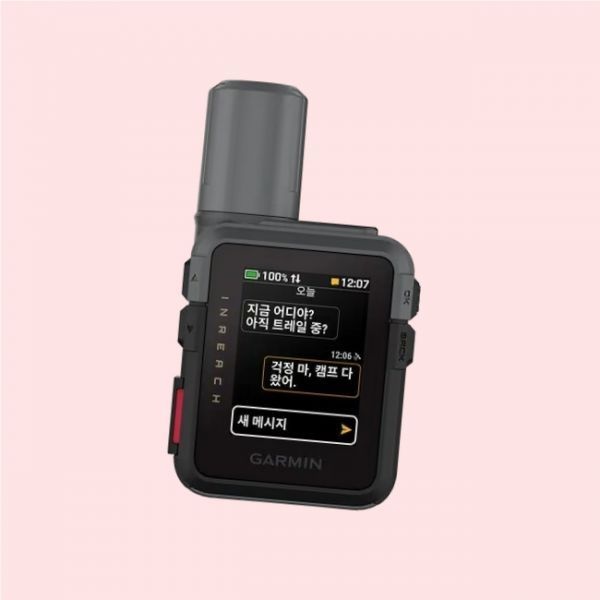 가민 인리치 미니3 블랙 GPS 컴팩트 SOS 위성 통신기 4571392_이미지