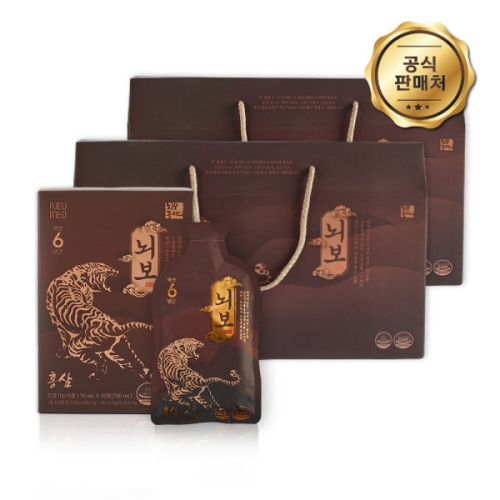 휴온스내츄럴 뉴메드 뇌보 홍삼 70ml 30포 (2개)