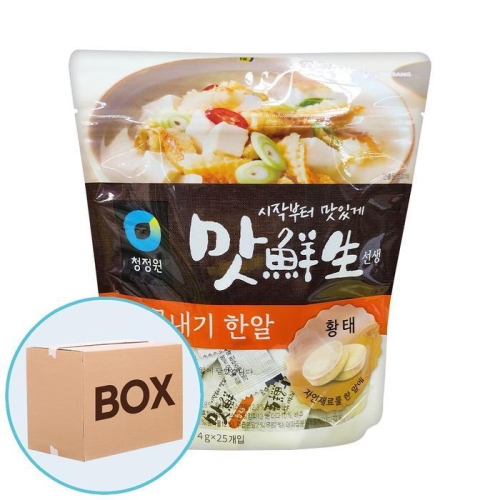 청정원 맛선생 황태 국물내기한알 100g(4gx25입) (12개)_이미지
