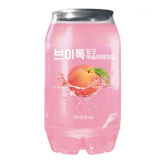 프로엠홀딩스 브이톡 핑크 복숭아에이드 350ml (6개)_이미지