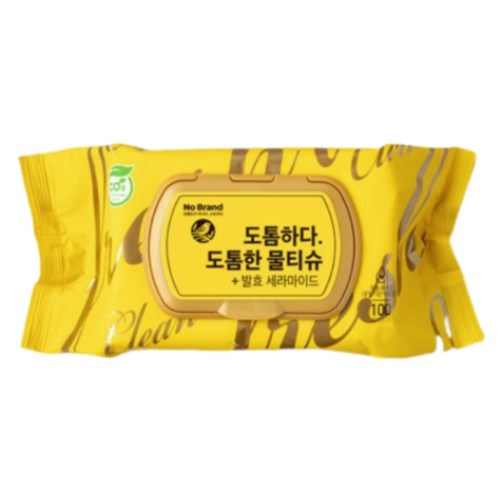 노브랜드 도톰한 물티슈 캡형 100매 (96팩)_이미지