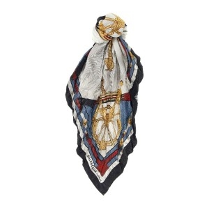 발렌시아가 AI 패턴 실크 트윌 스카프 8479034F8B6 9265