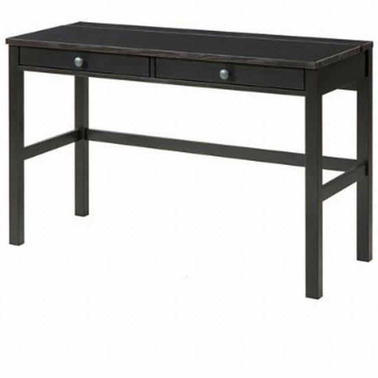 이케아 HEMNES 서랍2개 원목책상 (1200x470)_이미지