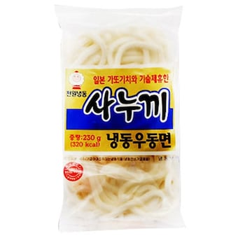 천일식품 사누끼 냉동 <b>우동</b>면 230g