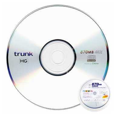 Trunk CD-R 870MB 48x 케익 (10장)