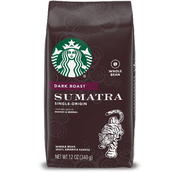 스타벅스 수마트라 다크 로스트 홀빈 340g (1개)