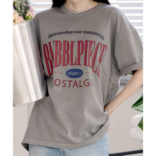 피그먼트 버블피스 세컨드 리멤버 티셔츠 라이트그레이 1956932