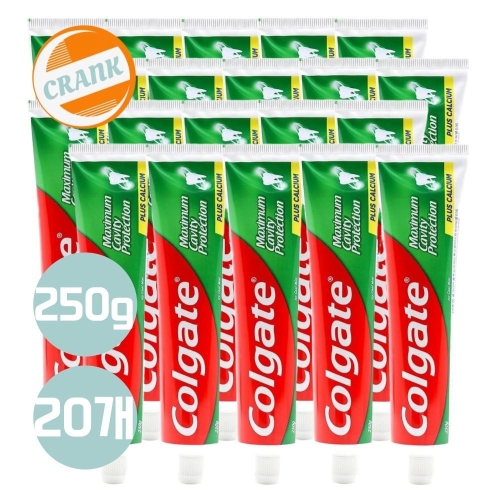 콜게이트 케비티프로텍션 쿨민트 치약 250g (20개)_이미지