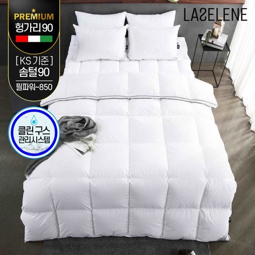 라셀렌 순면 헝가리 90 한파용 구스이불 (퀸 Q)_이미지