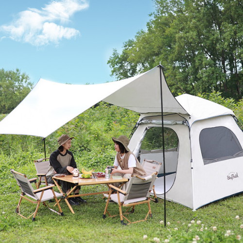 더블 오토 피크닉 텐트 화이트
