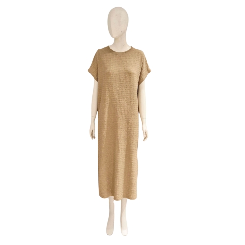 에이비에프지 라운드 옆트임 반팔 롱원피스 ADZ3HOH32H