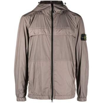 스톤아일랜드 남성 Compass badge crinkled hooded jacket 자켓_801540922 V0092_이미지